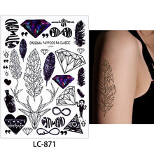 Load image into Gallery viewer, Feather Temporary Tattoo