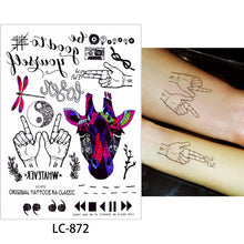 Load image into Gallery viewer, Feather Temporary Tattoo