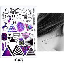 Load image into Gallery viewer, Feather Temporary Tattoo