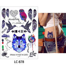 Load image into Gallery viewer, Feather Temporary Tattoo