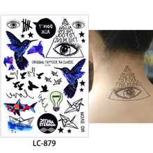 Load image into Gallery viewer, Feather Temporary Tattoo