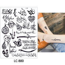 Load image into Gallery viewer, Feather Temporary Tattoo